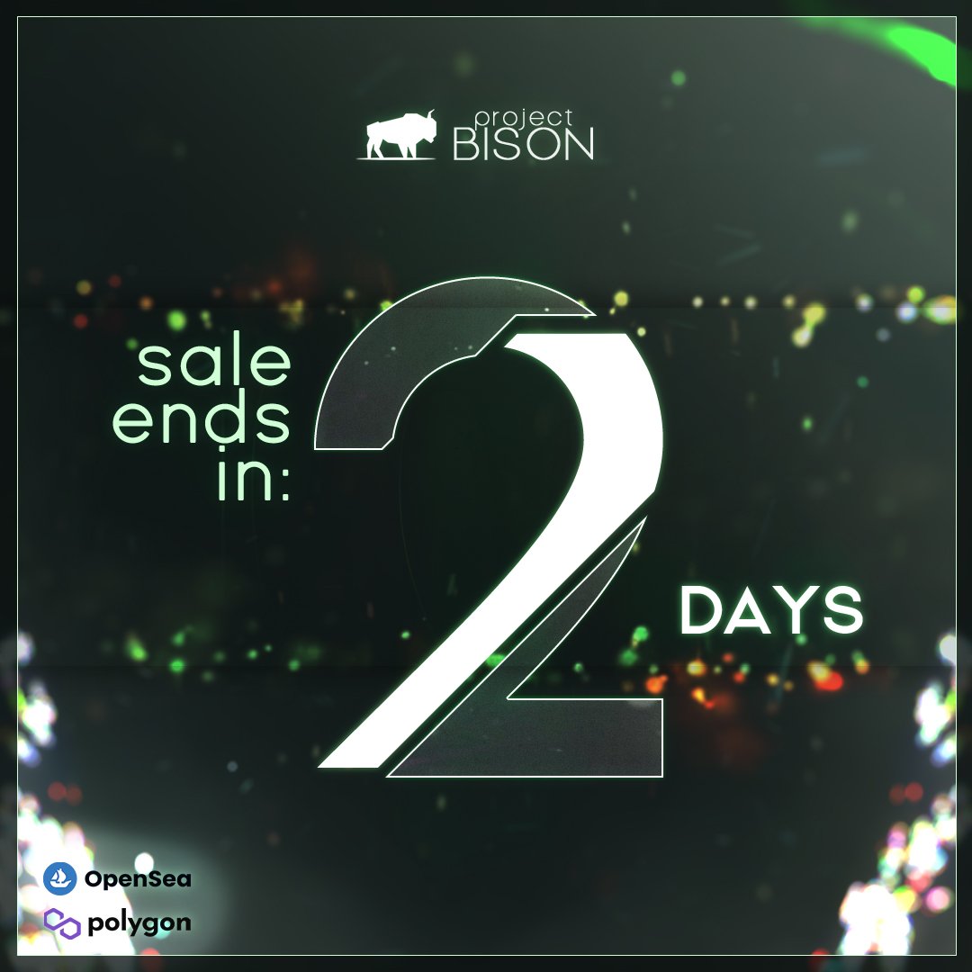 project_bison's tweet photo. The time is running out, hurry up, get your #OriginBison and became a #shareholder 🦬 https://t.co/VmjG7E7C70