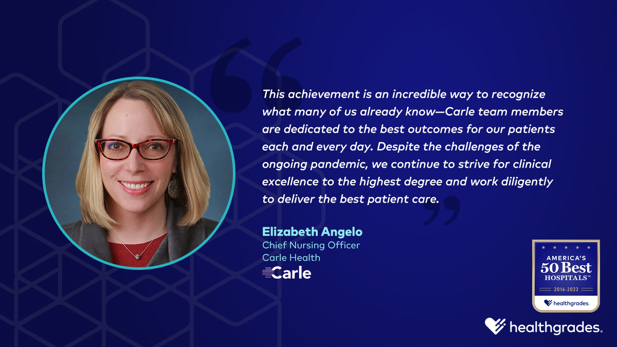 Carle Health (@carlehealth) on Twitter photo In addition to being recognized among America’s 50 Best Hospitals for the seventh year in a row, Carle Foundation Hospital was also recognized by <a href="/Healthgrades/">Healthgrades</a> in seven other areas. #CarleStrong 🏆
Read about them at carle.org/Newsroom/Cultu… In addition to being recognized among America’s 50 Best Hospitals for the seventh year in a row, Carle Foundation Hospital was also recognized by <a href="/Healthgrades/">Healthgrades</a> in seven other areas. #CarleStrong 🏆
Read about them at carle.org/Newsroom/Cultu…