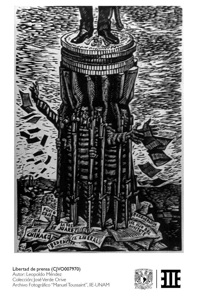 iiesteticas's tweet photo. Recordamos a Leopoldo Méndez, uno de los grabadores más importantes del México posrevolucionario, quien falleció un día como hoy de 1969. Fue miembro fundador de la Liga de Escritores y Artistas Revolucionarios (LEAR) y del Taller de Gráfica Popular (TGP). https://t.co/RbuUengo3M