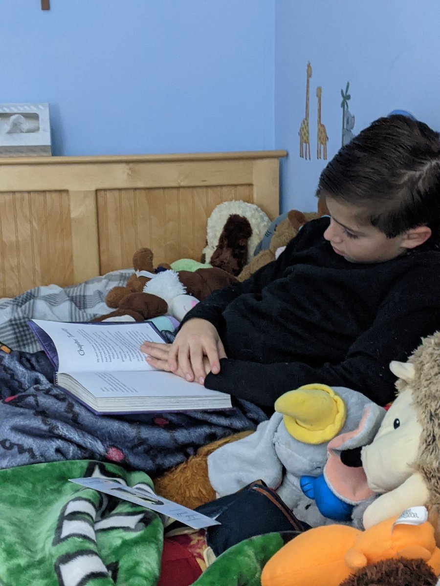 Reading in his comfy spot #PARP <a href="/WWPPTA/">Woodward Parkway PTA</a> <a href="/WWP_Dalers/">WWP_Dalers</a> <a href="/PatrickKlocek/">Dr. Patrick Klocek</a> <a href="/JenniferDeHayes/">Jennifer DeHayes, Ed.D.</a> <a href="/tsquicciarini/">Squicciarini's Class</a>