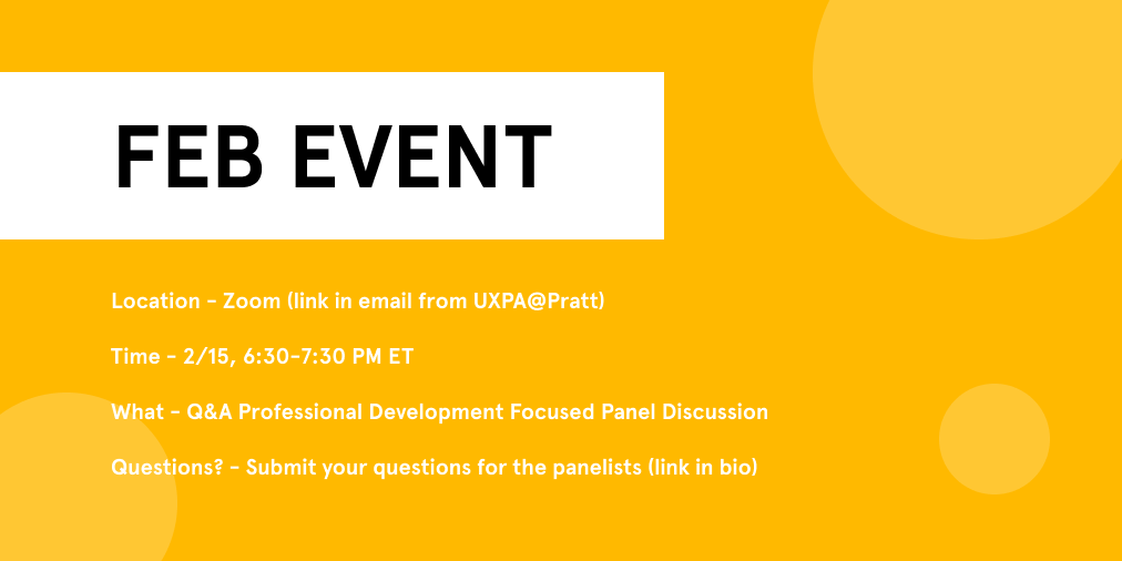 UXPA at Pratt tweet media