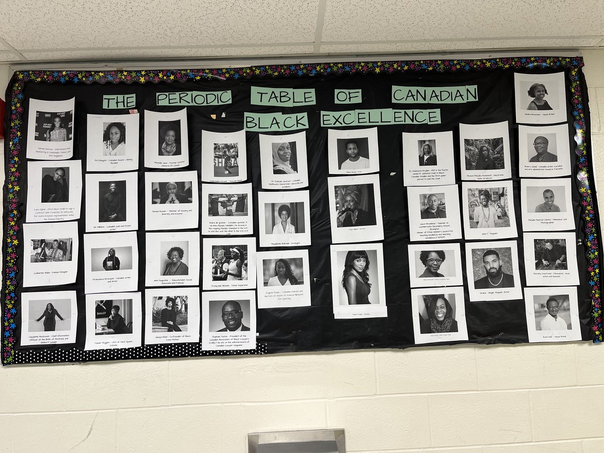 Students ⁦<a href="/BalmoralDrivePs/">Balmoral Drive</a>⁩ celebrating #blackexcellence and #blackhistory ⁦<a href="/PeelSchools/">Peel District School Board</a>⁩