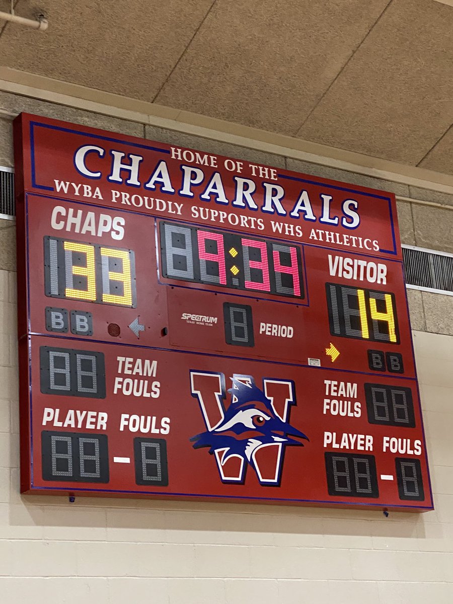 Halftime @ Al Bennett Court: Westlake has more than doubled LT’s pts. Go Chaps! <a href="/FlxAtx/">FLX ATX</a>