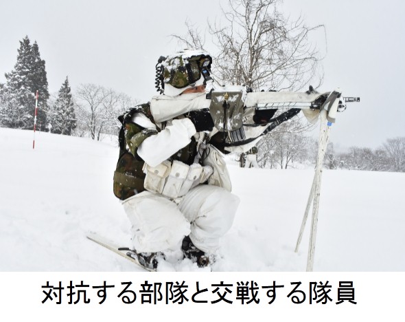 第2普通科連隊】2月1日から4日までの間、冬季訓練検閲を実施し、第