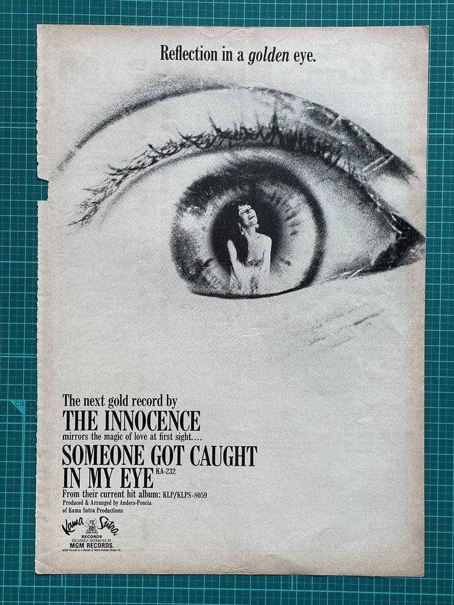 tarickyhorgan00's tweet photo. ✴︎the innocence
✴︎sooe got caugh in my eye
✴︎august.5.1967
✴︎cash box
#innocence00
#peteranders
#andersandponcia00
#kamasutra00 https://t.co/bTBLYIIg2P