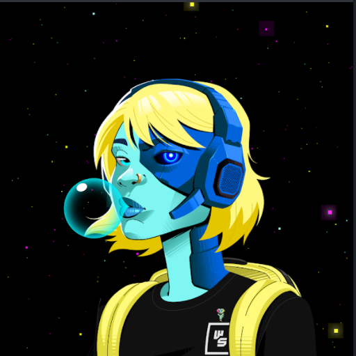 andie100106's tweet photo. @warpsound_ai @opensea @yerrr42069 @namakkin @cryptoskiez
I'm digging the matching hair and backpack and upbeat music that it comes with :D #ShowMeYourWVRPS ๐ https://t.co/J7OSyHkEsh