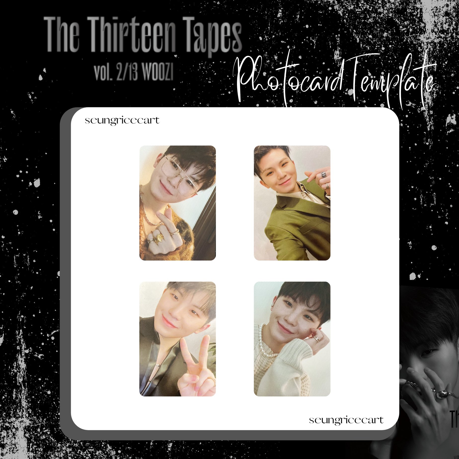 SEVENTEEN Photo book Woozi The Thirteen Tapes TTT vol. 2/13