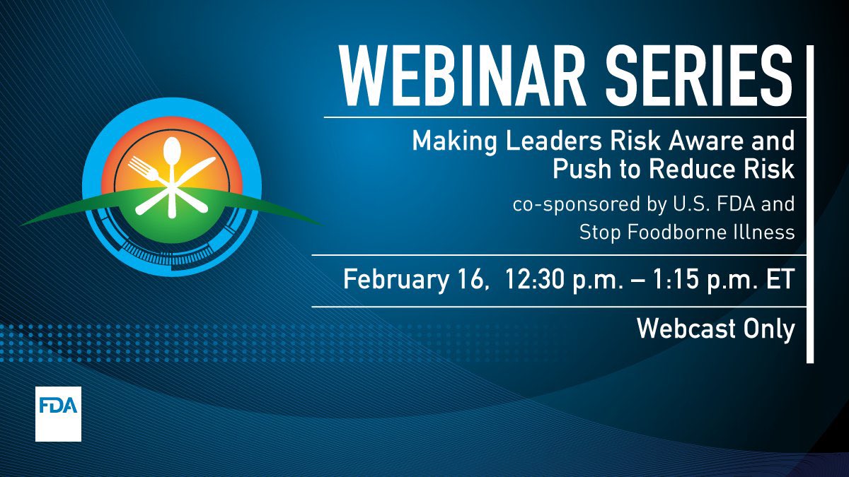 FrankYiannasFDA's tweet image. If your organization’s goal is to create a food safety program, while that may be well-intentioned, it could be missing the mark. I believe your goal should be to create a food safety culture - not just a food safety program. There’s a big difference between the two.