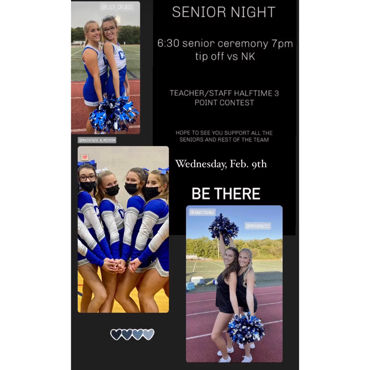 Can’t wait to celebrate our Class of ‘22 girls! Senior night - Wednesday, Feb. 9th! 💙⚓️🏀 <a href="/GoBlueClippers/">Cumberland Athletics</a>