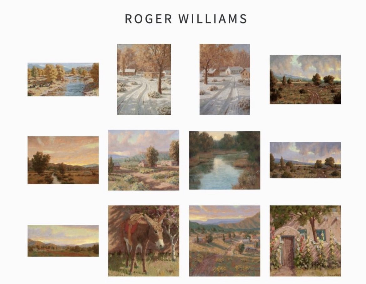 ventanafineart's tweet image. NEW artist alert! Ventana welcomes Roger Williams' work! 
ventanafineart.com/roger-williams 
In Santa Fe, Roger encountered a plethora of opportunities to befriend and study with master painters….
 #onlyatventana #santafeart #southwestart #santafe  #canyonroad