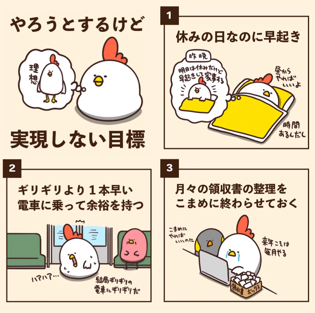 たしかにどれも実現させるのは難しい目標ばかり･･･！きっと多くの人が共感を覚えそうなツイートが話題に！