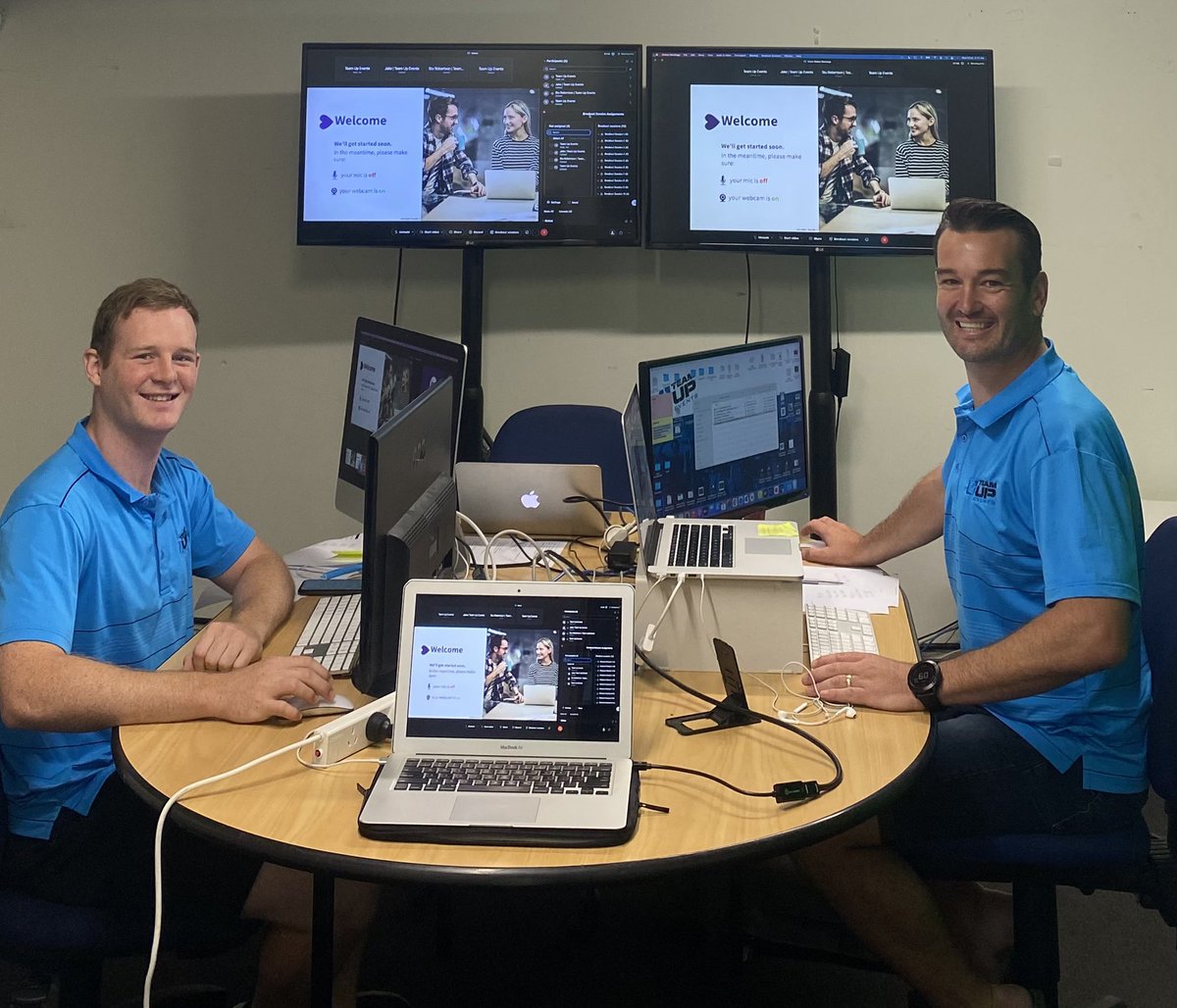 Another busy day at Team Up HQ as we assisted with the slick production of a client virtual conference!

If you are looking to bring the buzz to your next online event - Let’s talk! 

#teamup #teamupevents #teamuptokeepup