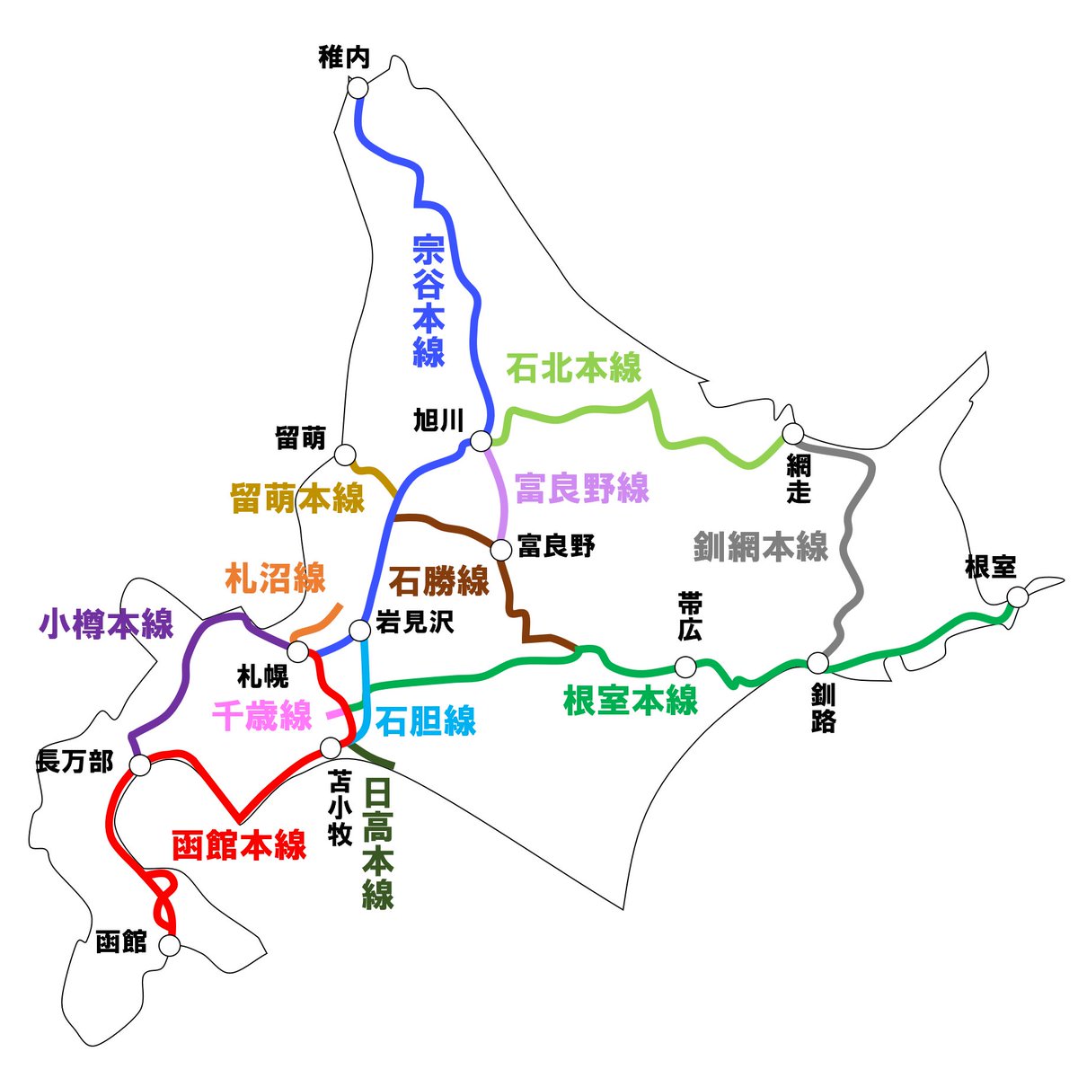 ←僕のJR北海道のイメージ
 実際のJR北海道→ 