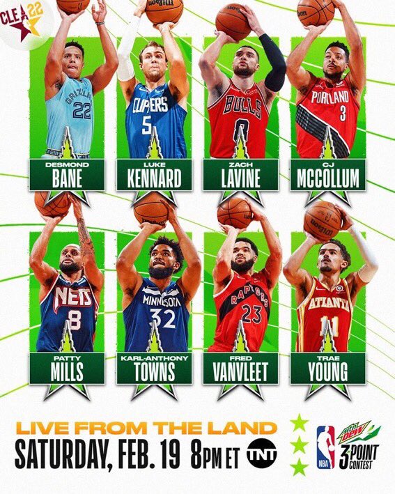 50NuancesDeNBA's tweet image. Voici donc les candidats du concours à 3-PTS 🌟🎯

Alors, vous misez sur qui ? 😏