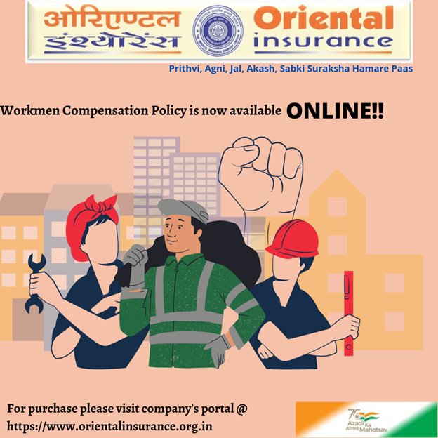 oiclinsurance's tweet photo. Workmen Compensation Policy is now available ONLINE !!! https://t.co/er3zgya31E