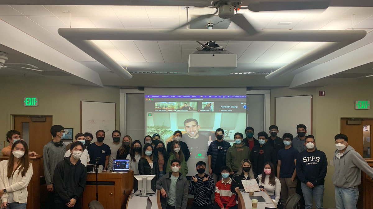 Kicked off our Spring 2022 semester with a dose of caffeine from Morning Brew☕️

Thank you <a href="/businessbarista/">Alex Lieberman</a> for joining us today and sharing your journey building the Brew!