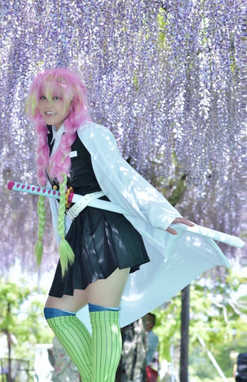 れもん 甘露寺蜜璃コスプレ Amazon.co.jp: [sakuracos] 鬼滅の刃 甘露寺蜜璃 コスプレ衣装