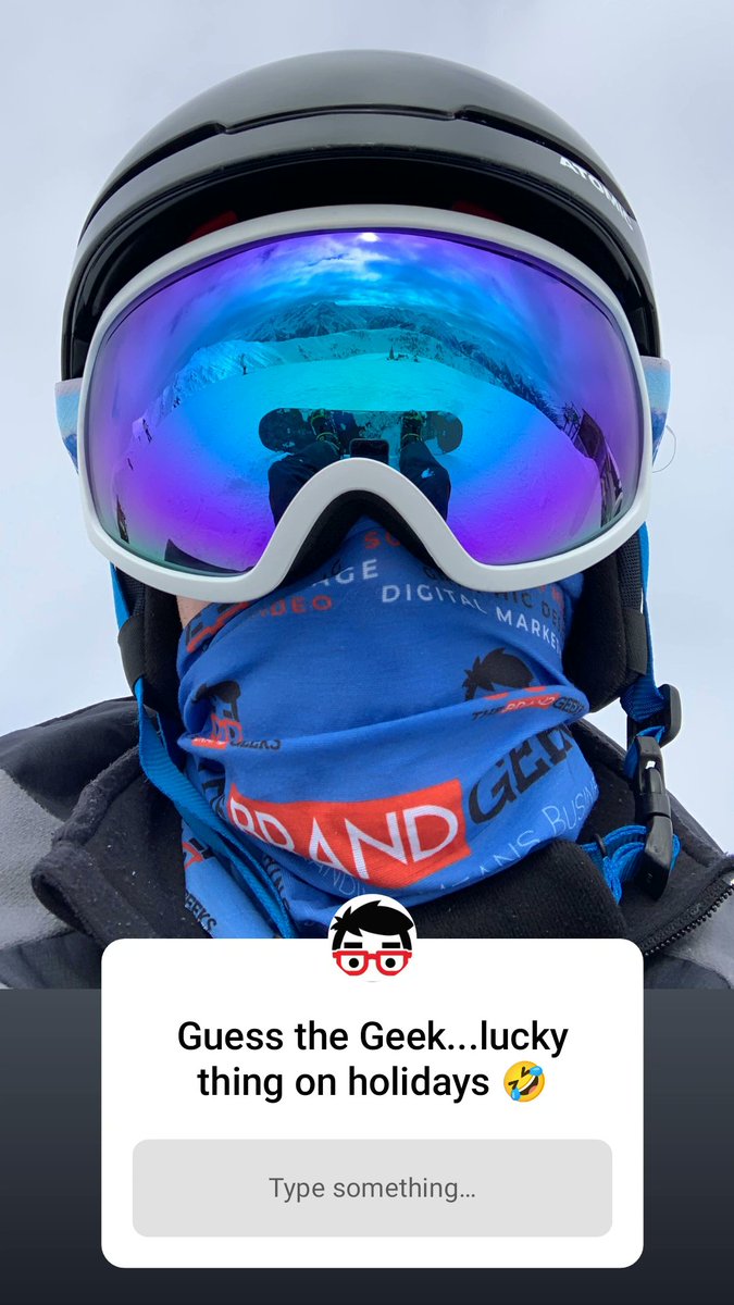thebrandgeeks's tweet photo. One of our Geeks is having a mighty week off skiing...wonder which one??? #skiing #geeksontour #holidays https://t.co/rJ1PeEaJoI