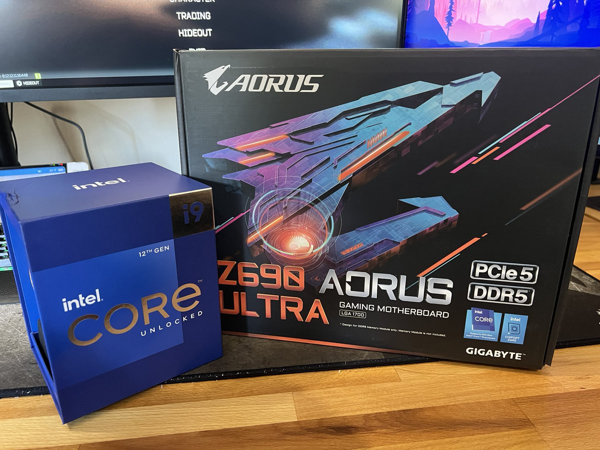 trentbraidner's tweet photo. Everything has arrived.

Building my new #12thGen i9-12900k/3090 build tonight on stream

@IntelANZ @AORUS_ANZ https://t.co/VrmiWfI6Hr