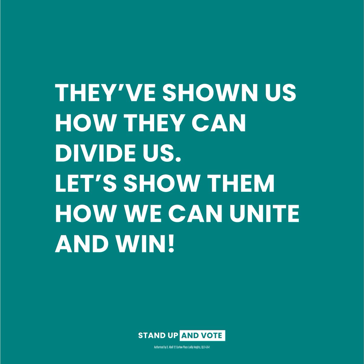 StandUpandVote_'s tweet photo. We are mums and dads, grandparents, nurses, teachers, loyal employees, business owners, law abiding citizens who contribute to our society. It's time to unite. It's time to stand up. Together we can make a difference. #StandUpandVote https://t.co/gWiNHg7R7q