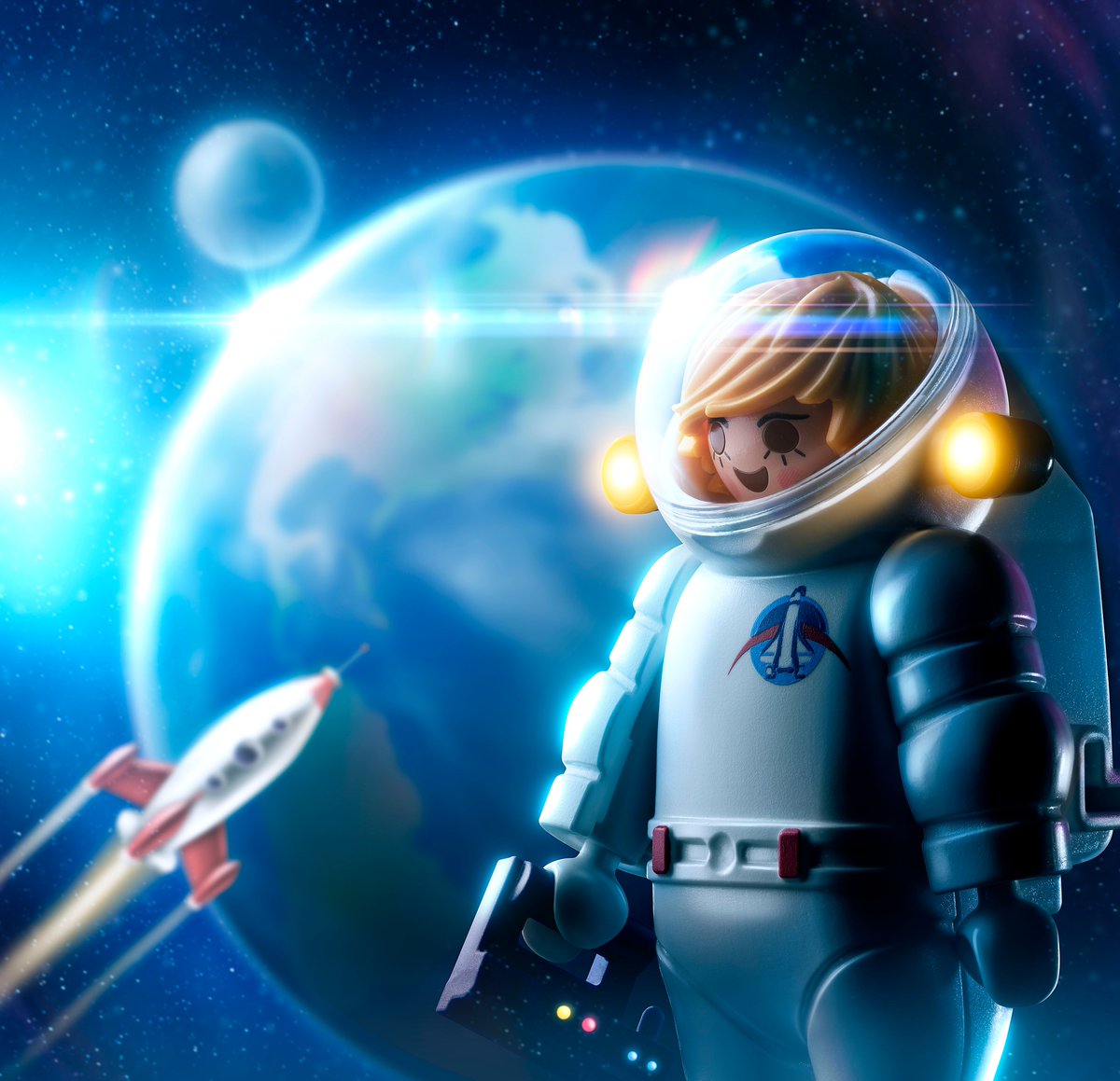 It's International Day of Human Space Flight today 💙🚀

#PLAYMOBIL #HumanSpaceFlight