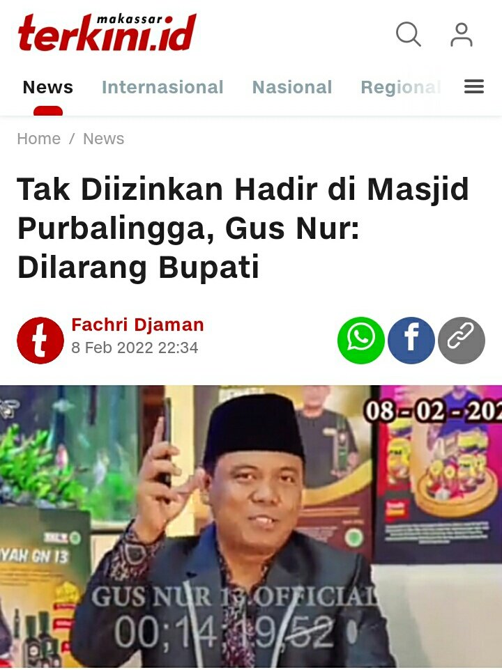 Wajar tak diizinkan, wong sales djancok ini udah pernah ngaku kok kalo dia bukan ustad/ulama tapi ahli debus. Pendukungnya aja yang bungul masih aja mau dibodohi.