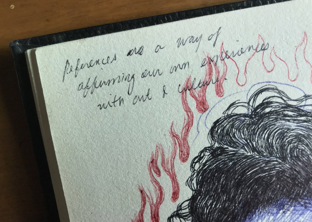 i wrote this on my journal this weekend..

“References as a way of affirming our own experiences with art and culture.”

I think this is what sets apart “copying” from “referencing,” copying is mimicry, referencing is manifesting an experience.