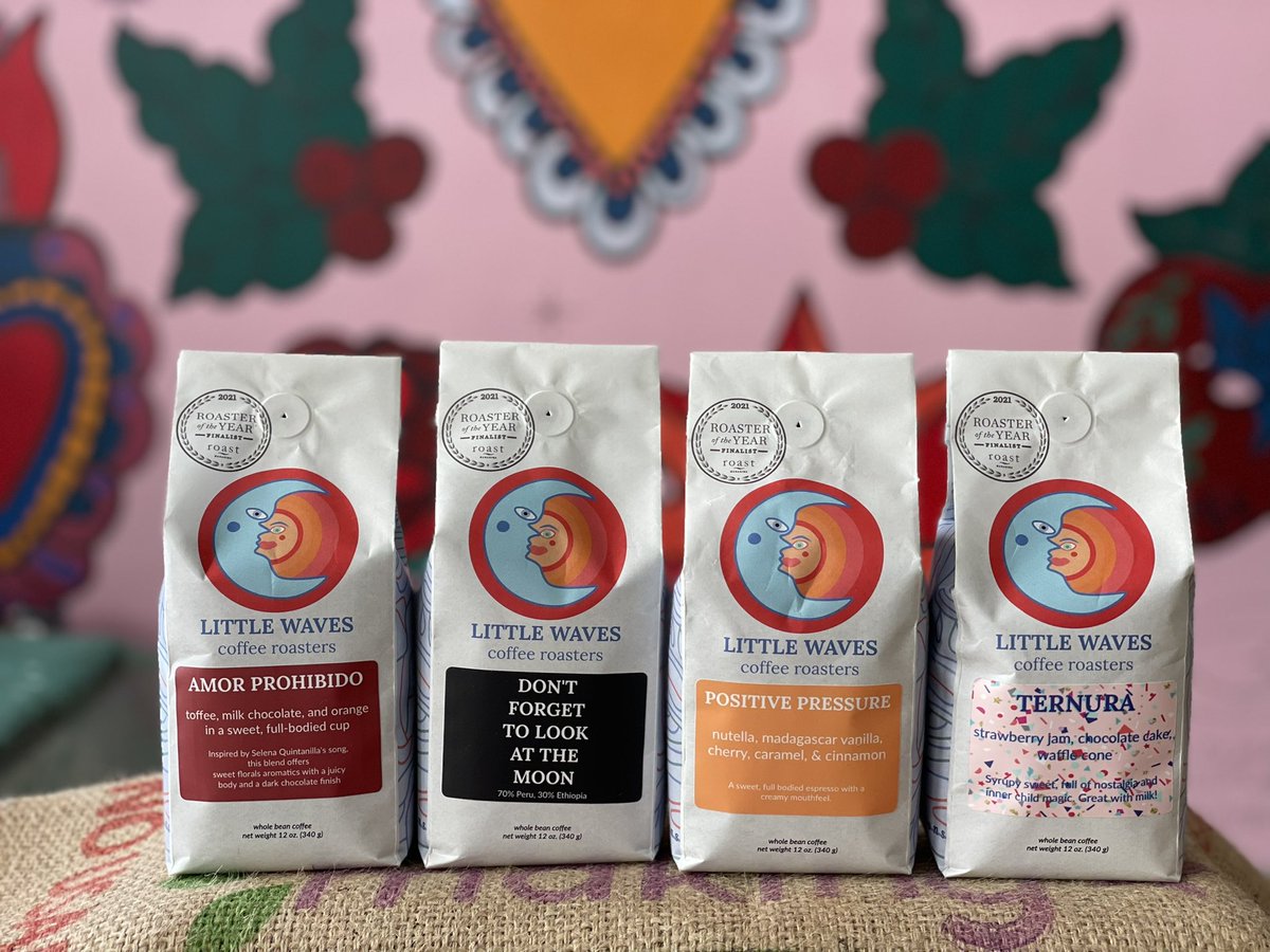 LittleWavesCR's tweet photo. In honor of the ever inspiring @neiltyson coming to @DPAC tomorrow, we’ll draw your attention to “Don’t Forget to Look at the Moon,” “Rio de Estrellas,” and “Quiet, Endless Searching.” Yes, those are coffees.

https://t.co/pA52xXuTew #roasteroftheyear #wonder #intothecosmos https://t.co/bcqe0mIFMc