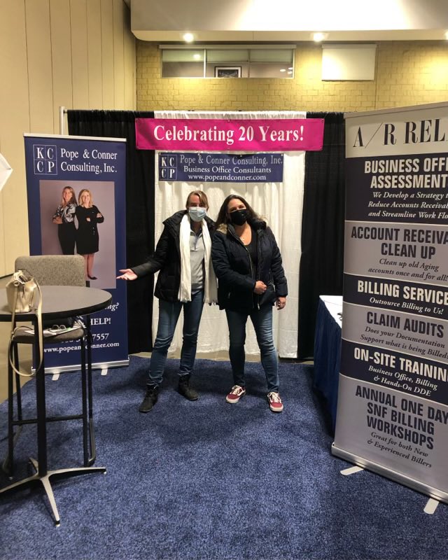 PopeAndConner's tweet photo. All set for @LeadingAgeMN Expo tomorrow! https://t.co/6voLQwvQYe