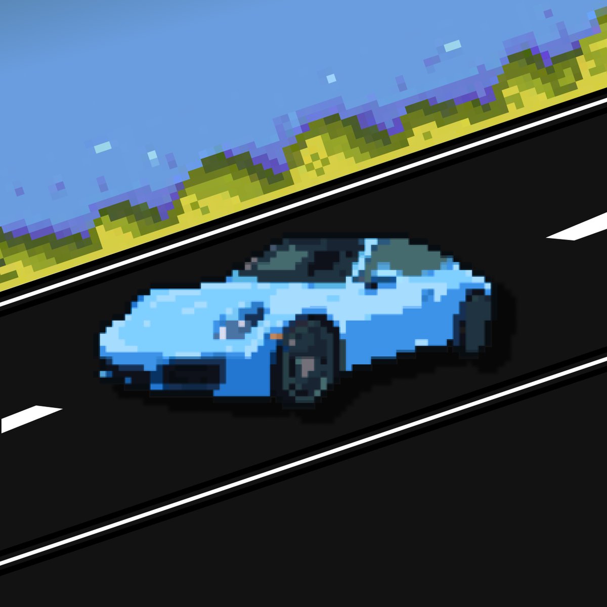 RetroWheelsNFT's tweet photo. @retrowheelsnft Release #5 | There's just something about the color Louis Blue #NFTCommunity #pixelart #NFT https://t.co/JDet01kBWC