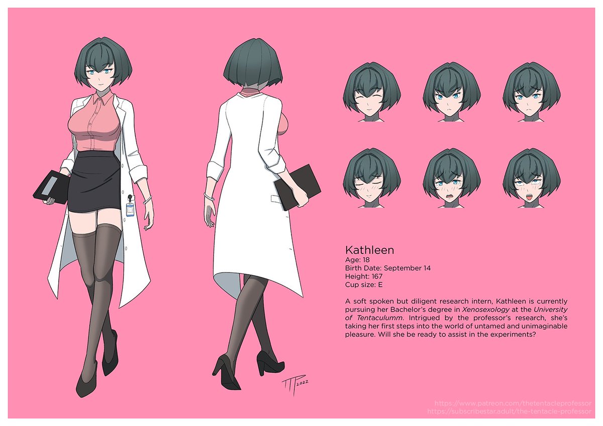 Intern Character Design The new researcher intern is here! Had some ideas to create original ...