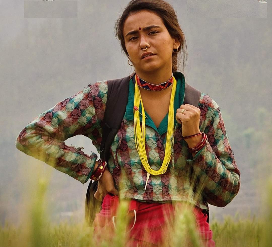 RONBupdates's tweet photo. Wow... New look of Actress Swastima Khadka from the Upcoming Nepali film 'Chiso manche'. ❤️ https://t.co/mFKZTeBDvH