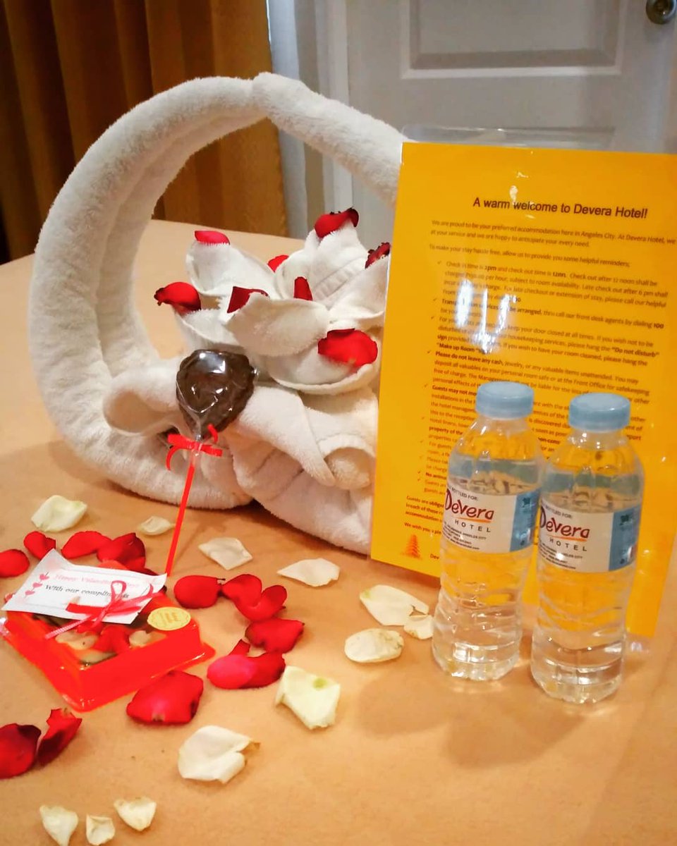 DeveraHotelPH's tweet photo. Its almost Valentine's day!  How's the sweet surprise going?

Book your room early for a hassle free Valentine celebration.

Valentine Room Set up is also available upon request, just let us know what you need! https://t.co/NTr4t71eVm