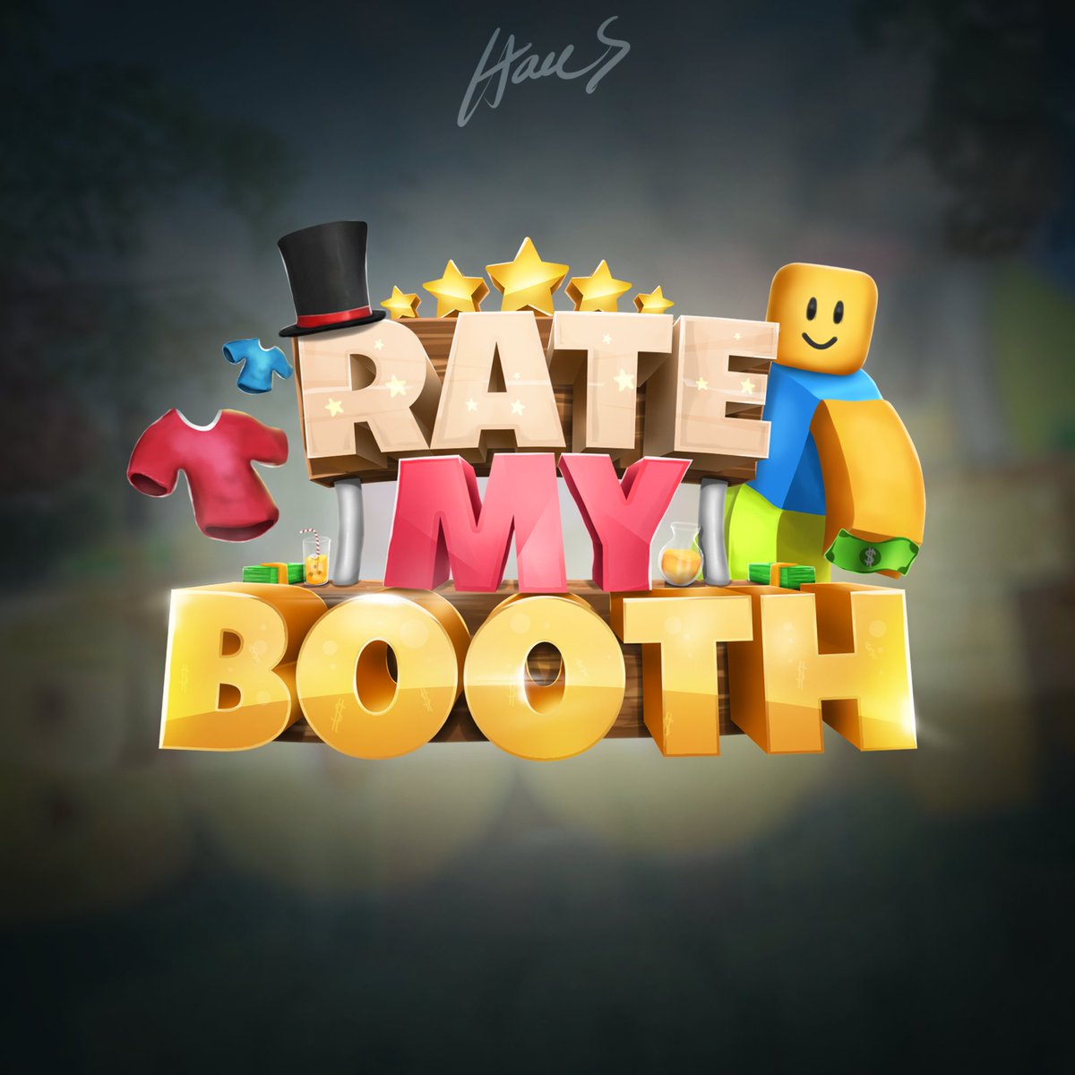 HacesRBLX's tweet photo. "Rate My Booth" - Logo Commission

older logo commission i did but forgot to post :O

Retweets and likes appreciated!

#ROBLOX | #ROBLOXDev https://t.co/A1R0el0oVk