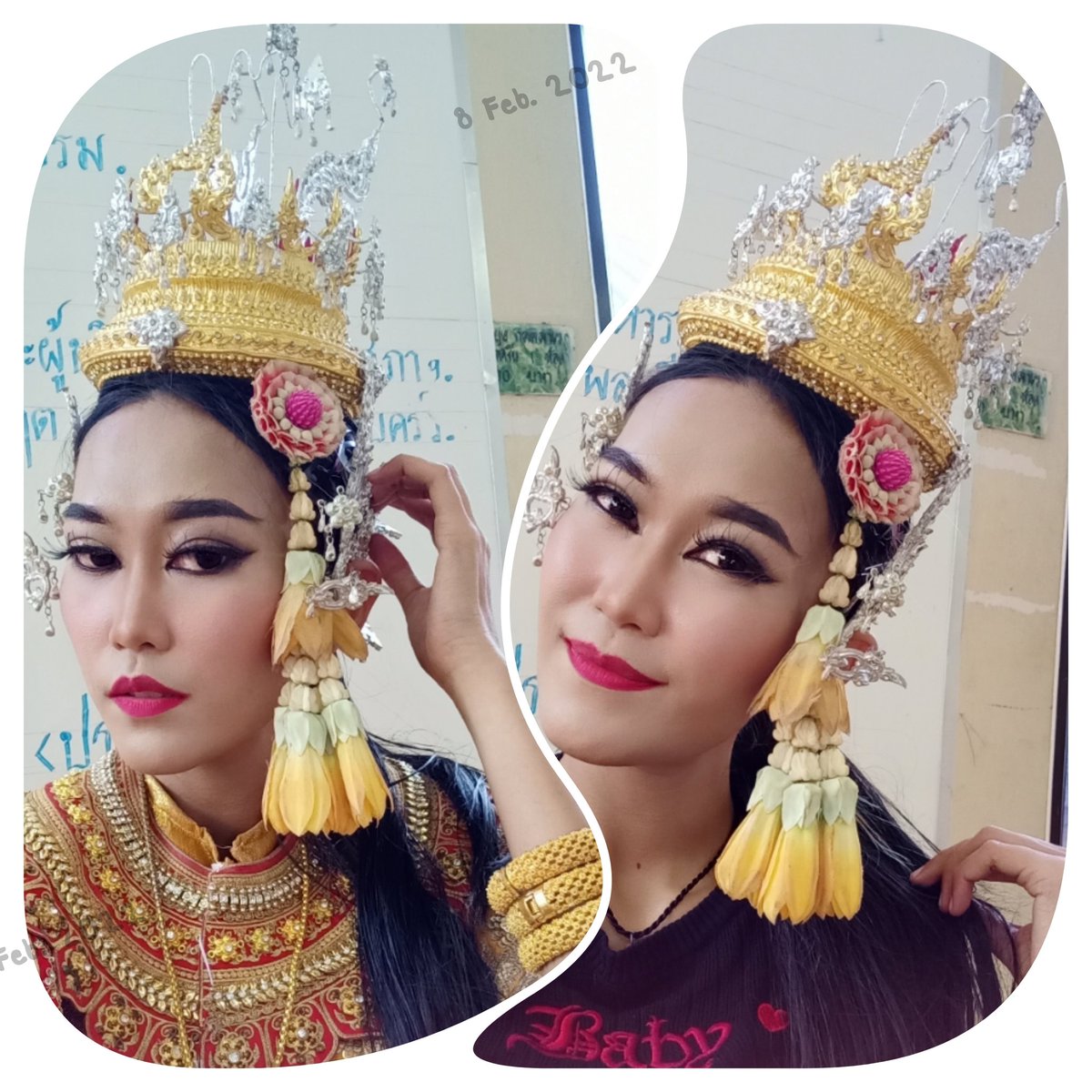 PNewiiz's tweet photo. #นางรำโอลิมปิก🏆 
🖐️🤚 10 ปี รำที เมื่อยดีเหมือนกัน🤣 https://t.co/afuWq4Lq6d