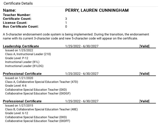 The ALSDE says I have my Instructional Leadership certification, so that makes it official✔️ 

If you’re considering getting your leadership certification, I highly recommend the program at the <a href="/USACEPS/">USA College of Education & Professional Studies</a> 👍🏼