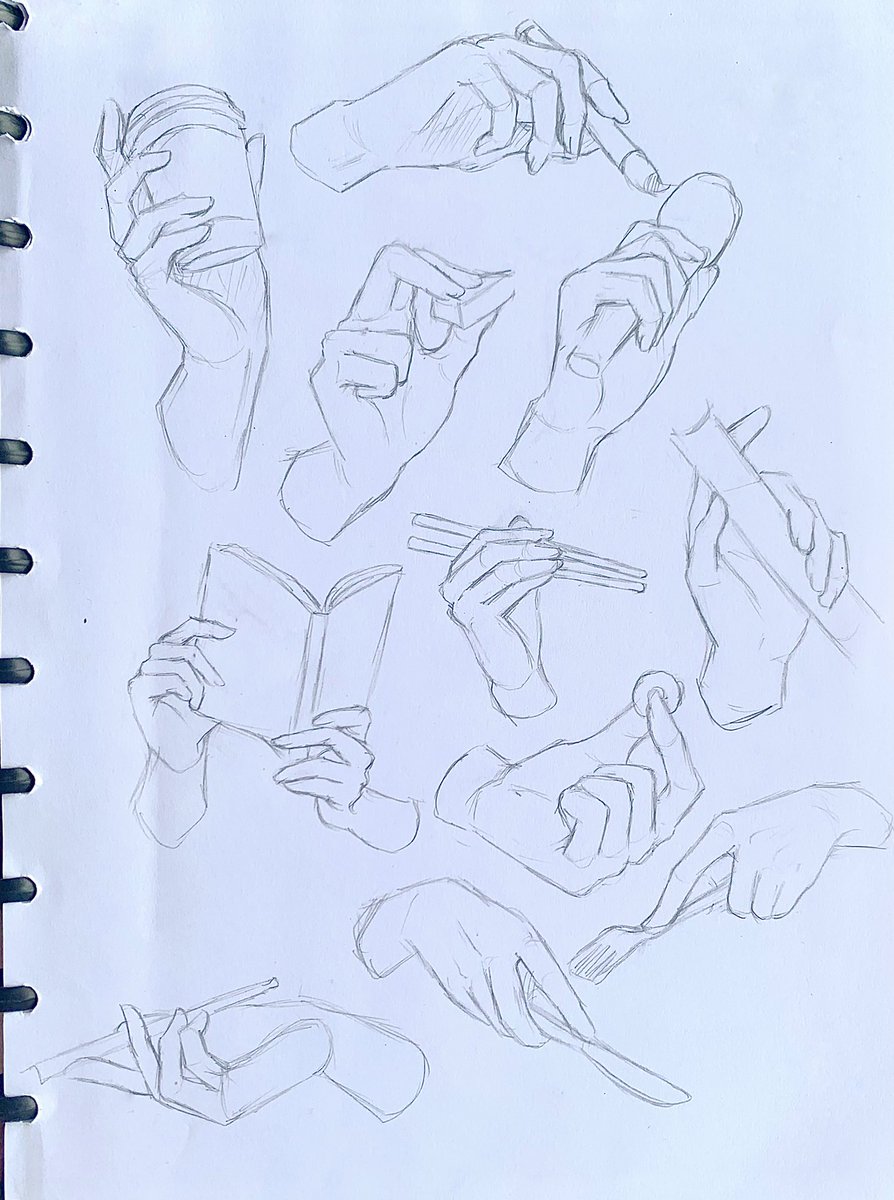 alissapphire's tweet photo. Hand gestures practice #4 🖐🏻 it’s been a while~ i don’t know what to post so i decided to post this instead
#sketch #arttwt #artwork #handsgestures #practice #ArtistOnTwitter https://t.co/xnlZhas0zN