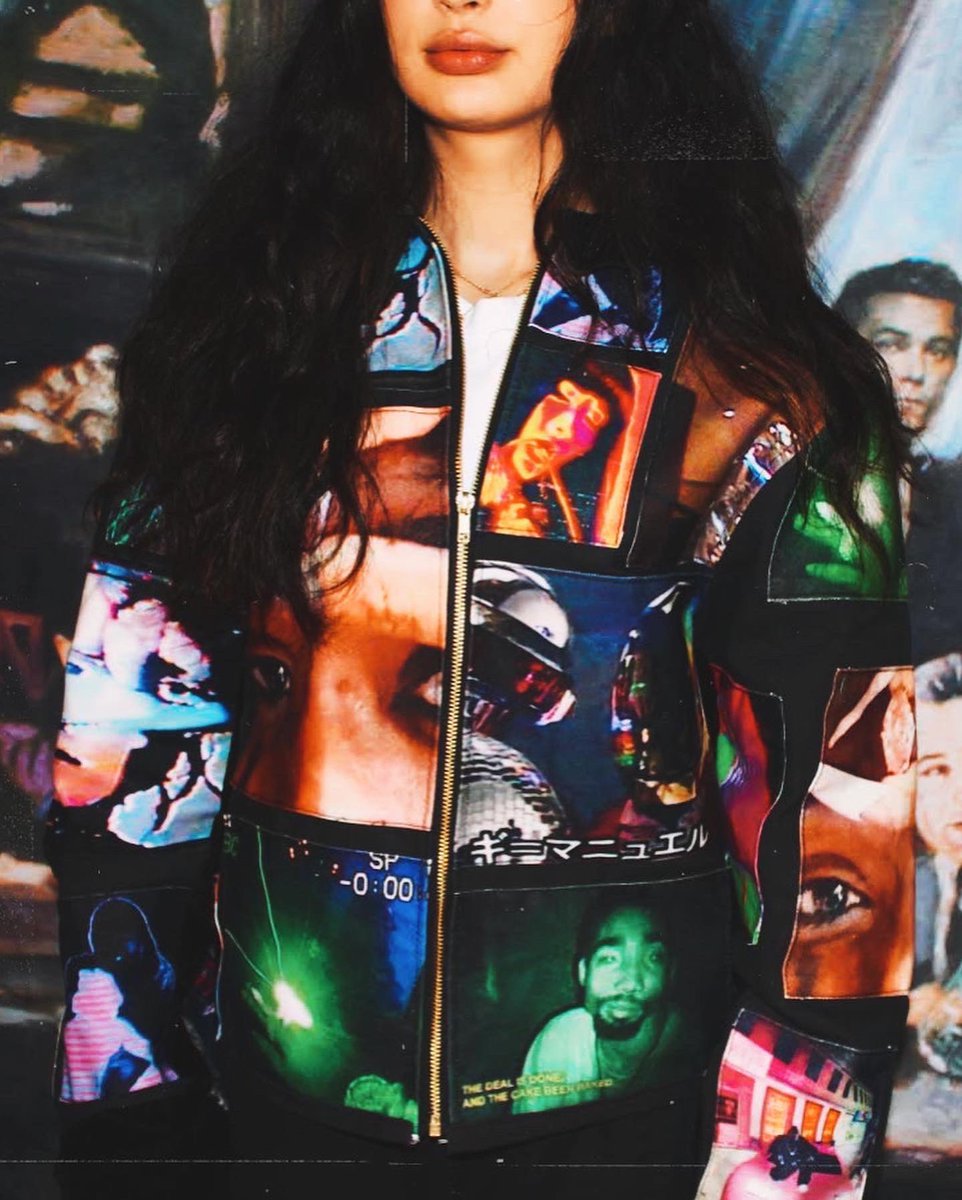 utterdemise's tweet image. “VHS” zip up jacket 📹 with corduroy detail made by me 🪡