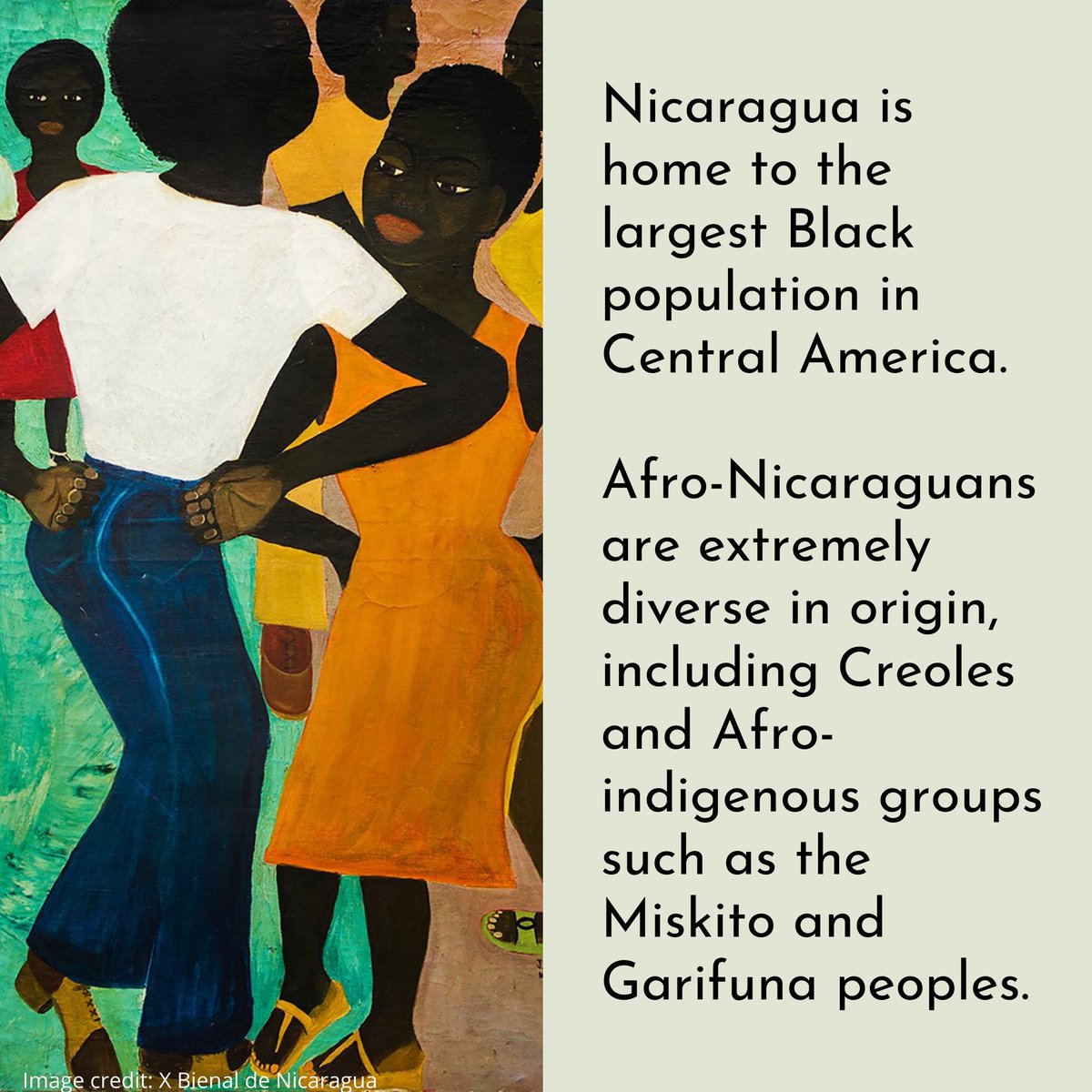 quixotecenter's tweet photo. (3/4) #Nicaragua #BlackArt #Garifuna #BlackHistory #AfroLatino #AfroLatina #Pinolero #BlackExcellence #Creole #Caribbean #Poetry #Painting https://t.co/w6aogqBLaQ