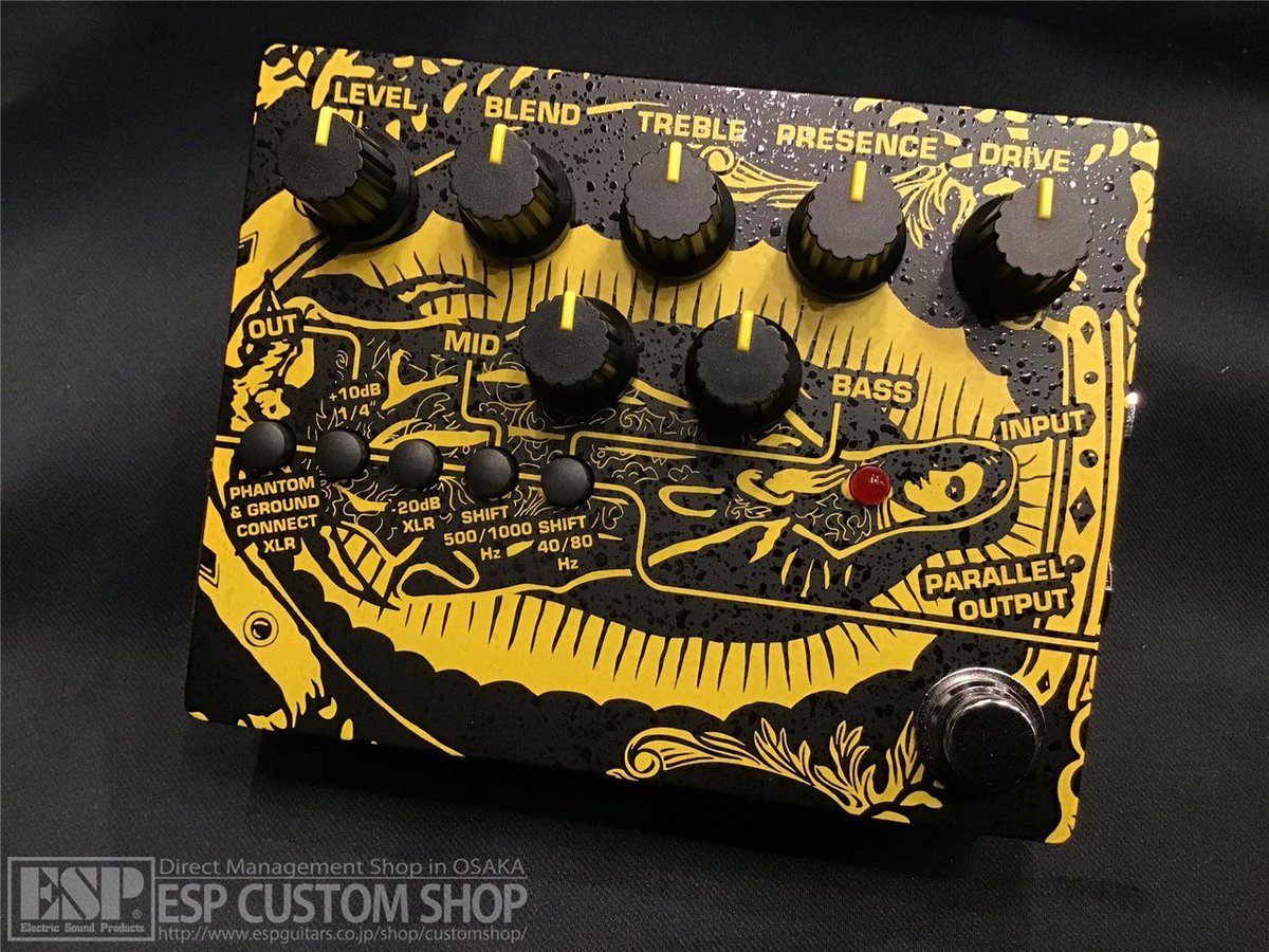 espcustomshop's tweet photo. 【商品情報！】TECH 21× J（LUNA SEA）日本人アーティスト初のシグネチャー・モデル！Tech 21 BASS DRIVER DI-Jが遂に入荷！

筐体上面全体にJ氏のトレードマークとも言えるマリア像をデザインした圧倒的なインパクトを放つ一台！

ファンの方必見です！
#tech21nyc #sansamp #BassDriverDIJ #wumf #J https://t.co/V9EAyosYzN