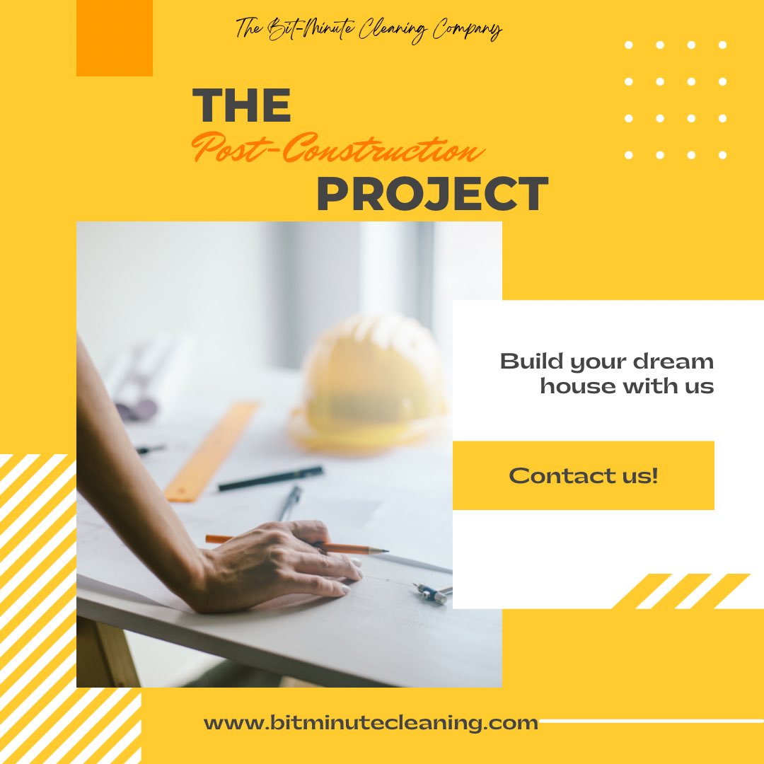 bitminuteclean's tweet photo. Build your dream house with us!
Check out: https://t.co/m8b0F1cggF
We solve all your post construction cleaning needs in a second!
A One time quality cleaning service!
#bitminutecleaningservices #postconstructioncleaningservices https://t.co/c4ghWKqA48