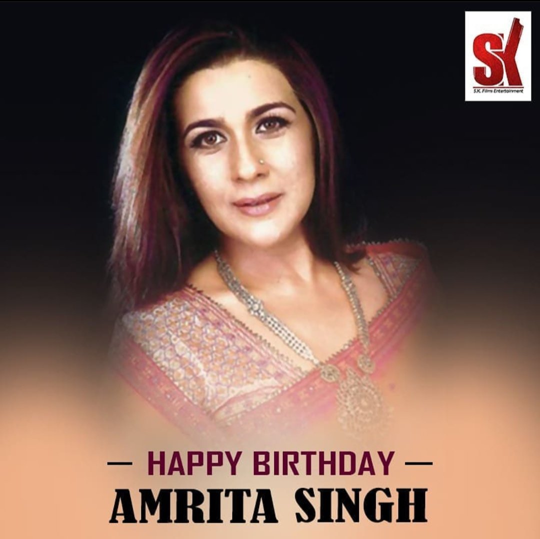 skfilms786's tweet photo. Be happy! Today is the day you were brought into this world to be a blessing and inspiration to the people around you!
.
.
#SkFilmsEntertainment  #happybirthday #AmritaSingh #indianactress #bollywood #keepsmiling #ShareThisPost #follow4followback #bhfyp #fyp #Update https://t.co/VxndYhHd1h