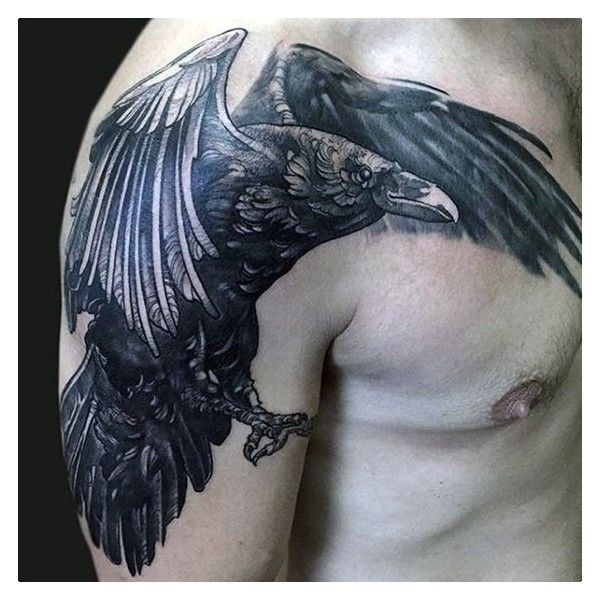 Tattoos for men raven artwork by grimmy  Image