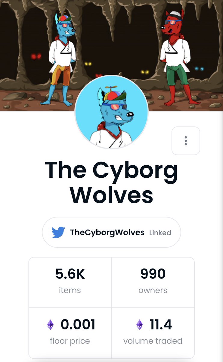TheCyborgWolves's tweet photo. 10 away from 1k unique holders! 🎉 

This is incredible ❤️ 

Also, get ready for The Cyborg Werewolves!

👉For every 10 Cyborg Wolves you own, you will be airdropped 1 Werewolf! 🐺 

👇
https://t.co/x3ra0rlZEt

-
#NFT #NFTCommunity #NFTProject #PolygonNFT #TheCyborgWolves #nfts https://t.co/2sfqVE5pOb