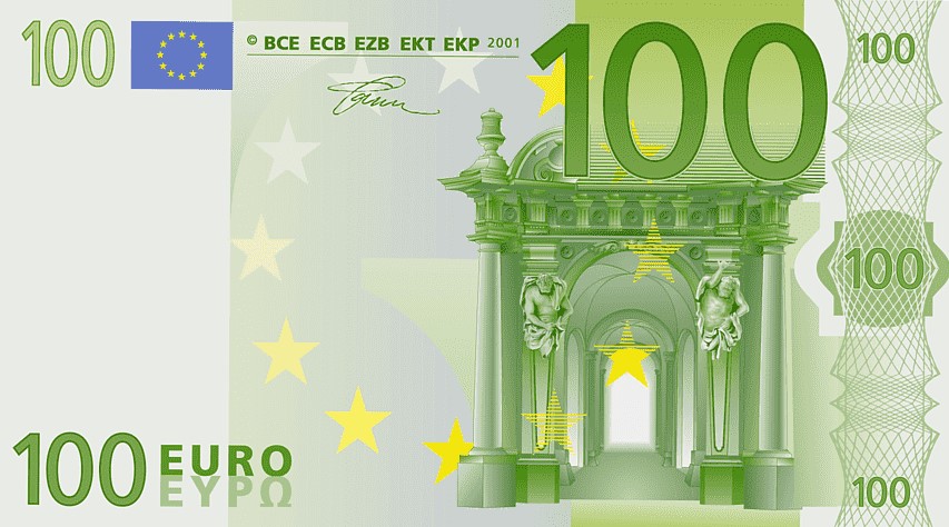 The symbol of euro currency (€) was founded by the Greek letter epsilon (Є)