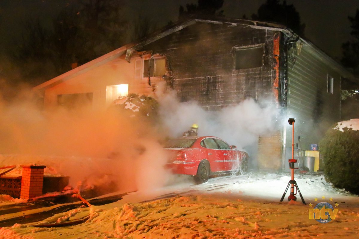 A home on Avondale Place in the west end of St. John's suffered extensive damage following a late-night fire. When firefighters arrived they found an in-home garage fully involved, with fire spreading to the exterior. #nltraffic @NTVNewsNL https://t.co/CaFRmFqCEl