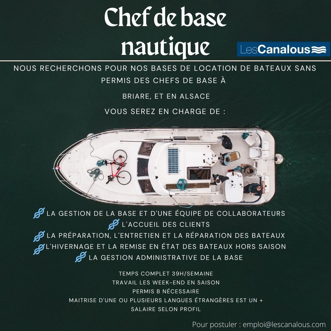 Nous recrutons !
Pour plus d'infos et pour postuler : emploi@lescanalous.com
#emploi #offredemploi #Recrutement