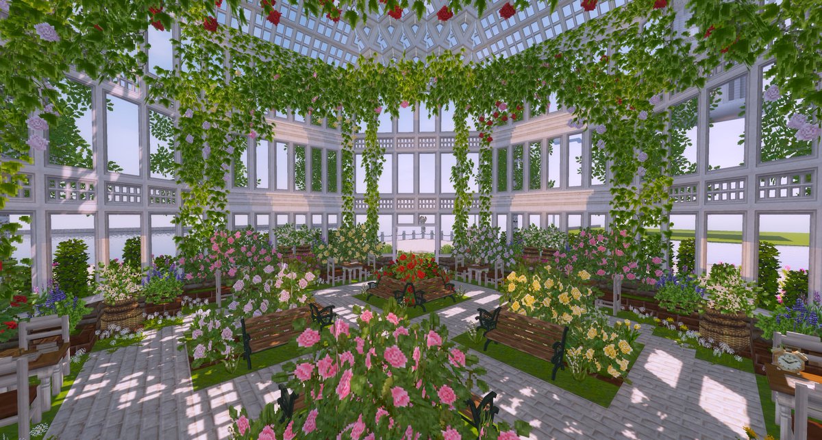 Minecraft建築イベント Miniaturiaビルドチャレンジ 第１回テーマ 薔薇 Togetter