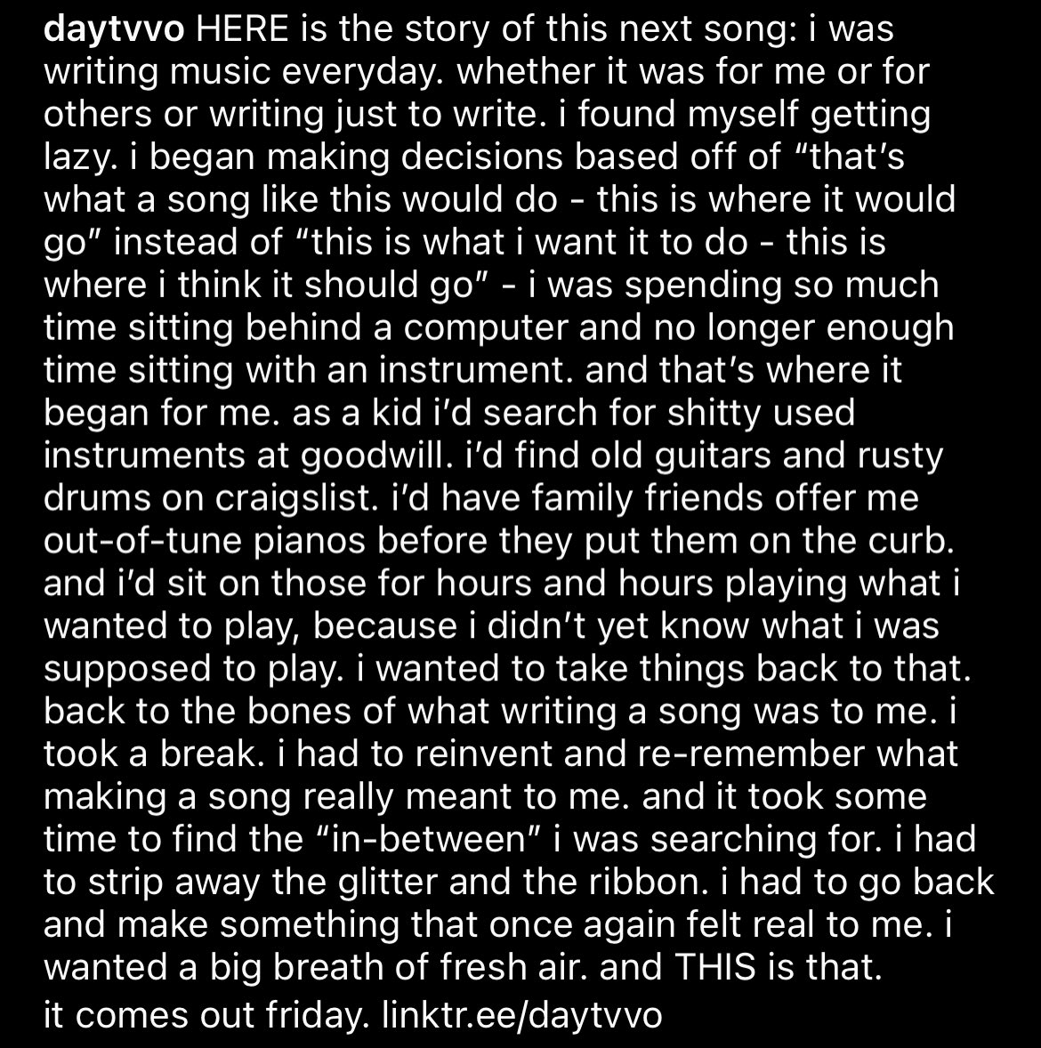 daytvvo's tweet image. linktr.ee/daytvvo