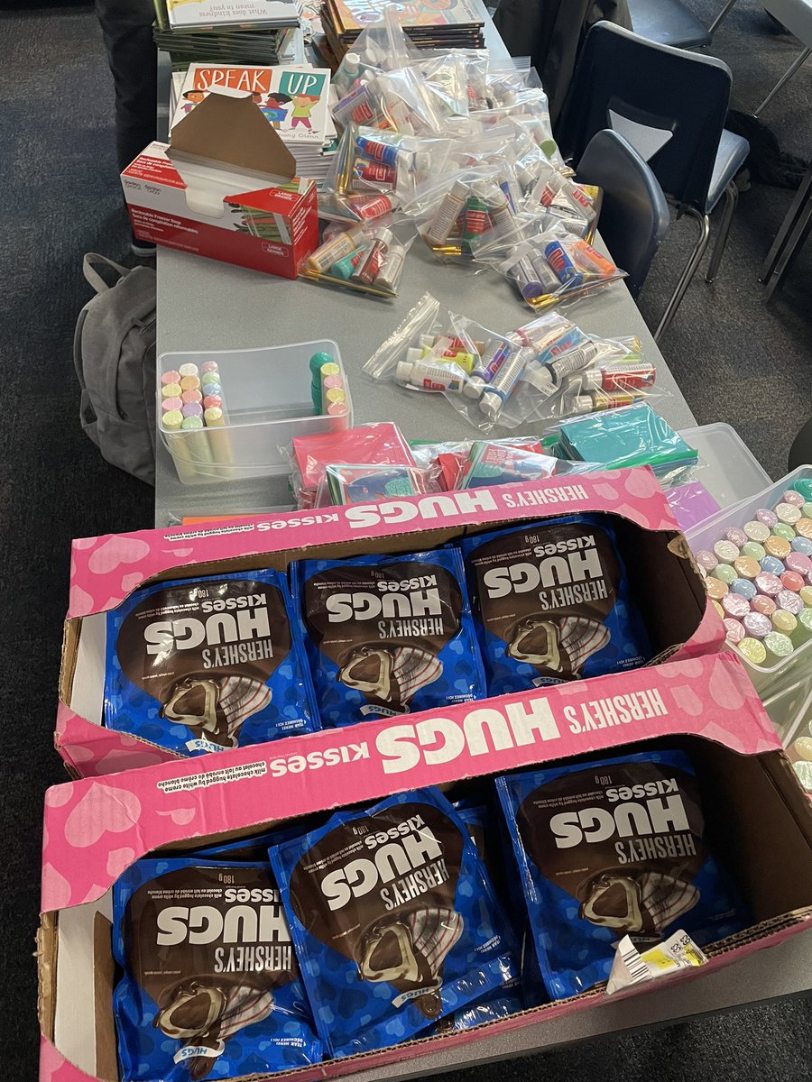 73 RAC bags made their way to classrooms this week in preparation for our virtual assembly tomorrow. We can’t wait to see how K-5 classes in SD67 continue to spread kindness, care and compassion in our community 🥰 <a href="/Jennysummerland/">Jenny Mitchell</a>